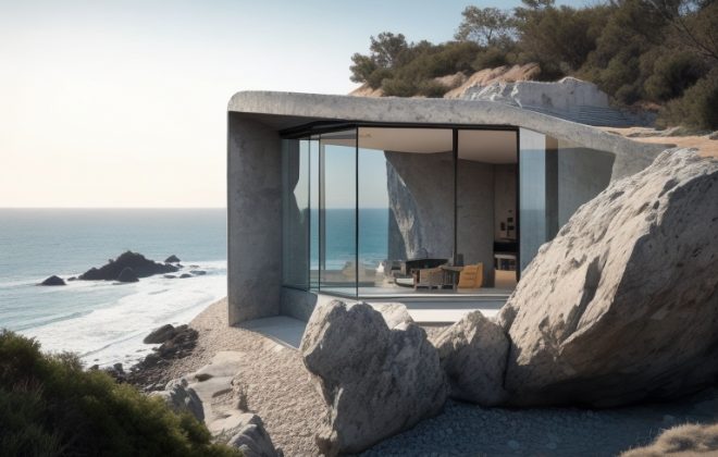 casa integrada en la roca